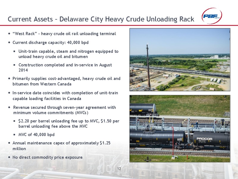 WELLS FARGO ENERGY SYMPOSIUM – PBF Logistics Lp – slide 11