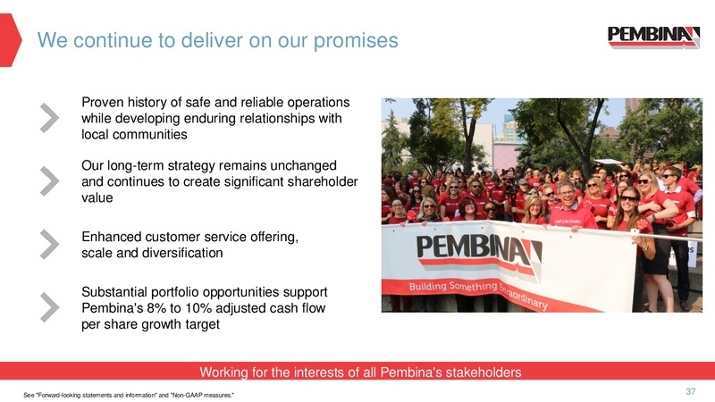 January 2018 Corporate Presentation – Pembina Pipeline Corp – slide 36