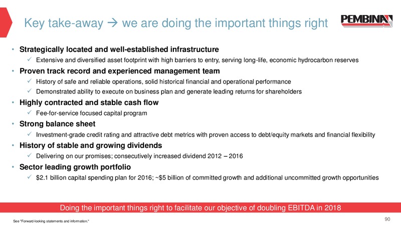 2016 Investor Day – Pembina Pipeline Corp – slide 89