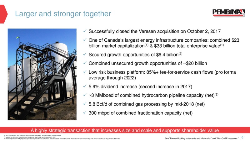 November 2017 Corporate Presentation – Pembina Pipeline Corp – slide 5