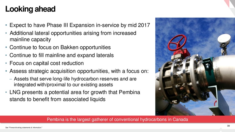 December 2015 Investor Presentation – Pembina Pipeline Corp – slide 38