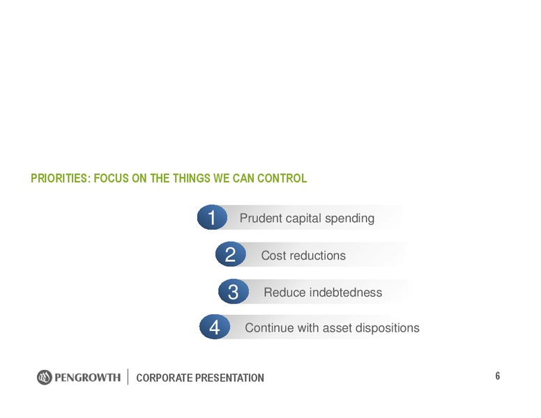 January 2017 Corporate Presentation – Pengrowth Energy Corp – slide 6