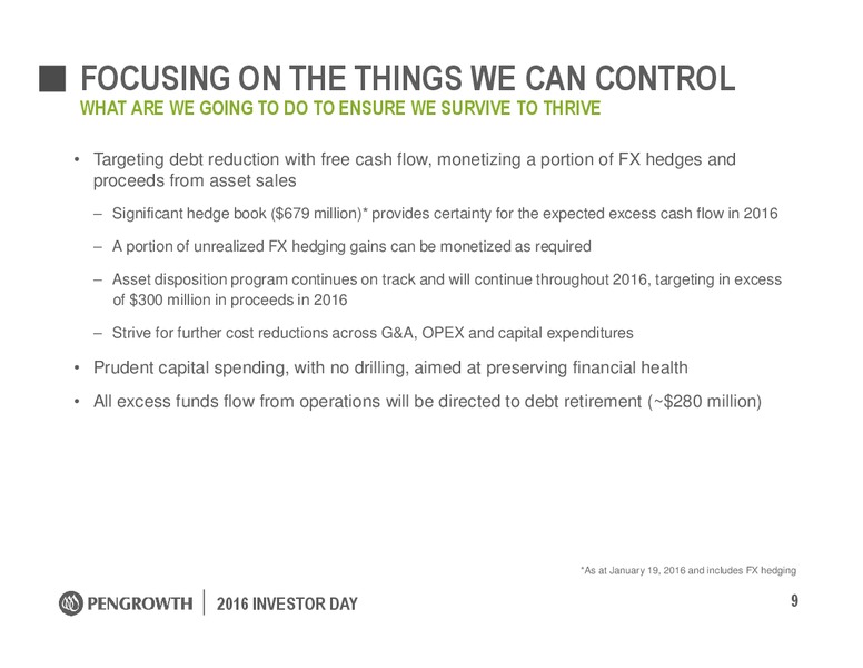Investor Day – Pengrowth Energy Corp – slide 9
