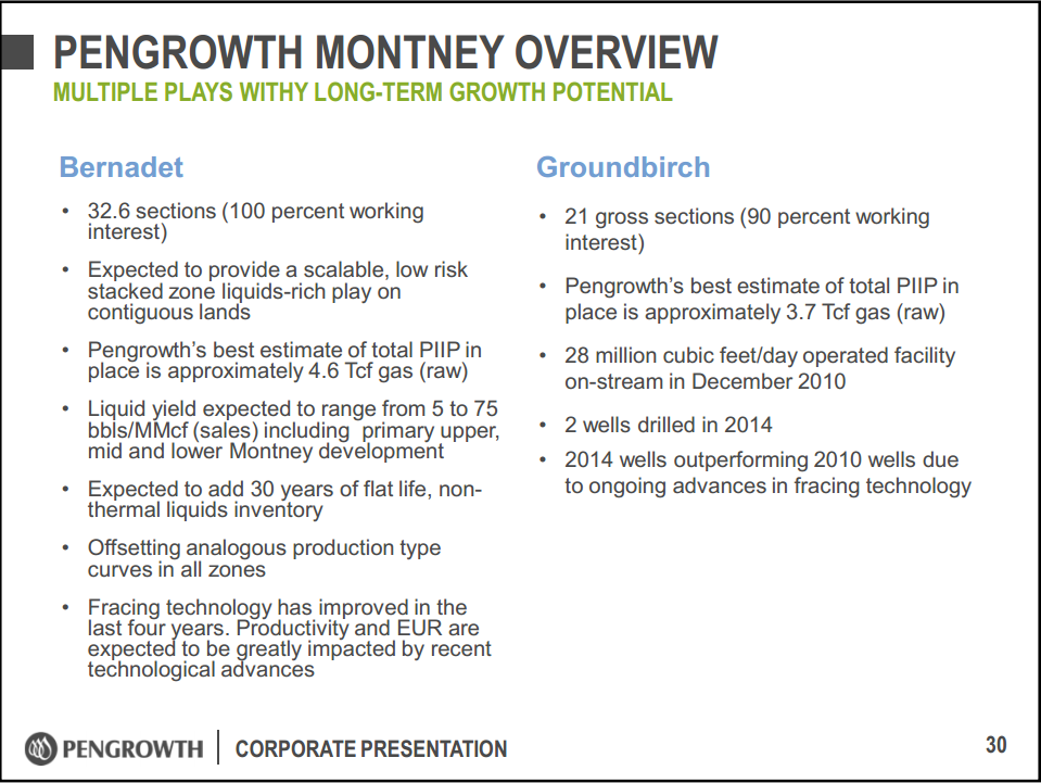 May 2016 Corporate Presentation – Pengrowth Energy Corp – slide 30