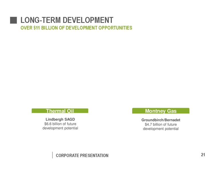 August 2016 Corporate Presentation – Pengrowth Energy Corp – slide 21
