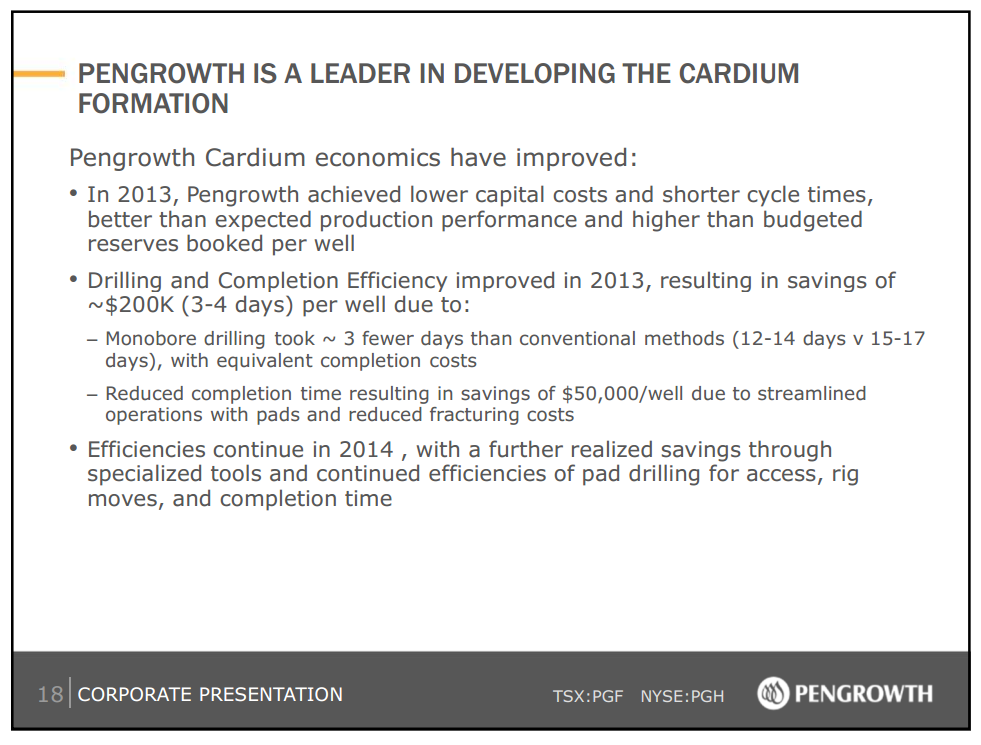 September 2014 Investor Presentation – Pengrowth Energy Corp – slide 19