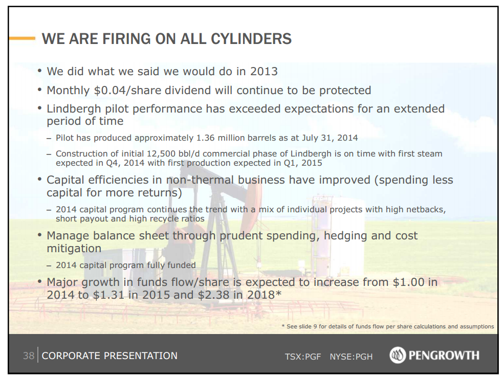 September 2014 Investor Presentation – Pengrowth Energy Corp – slide 39