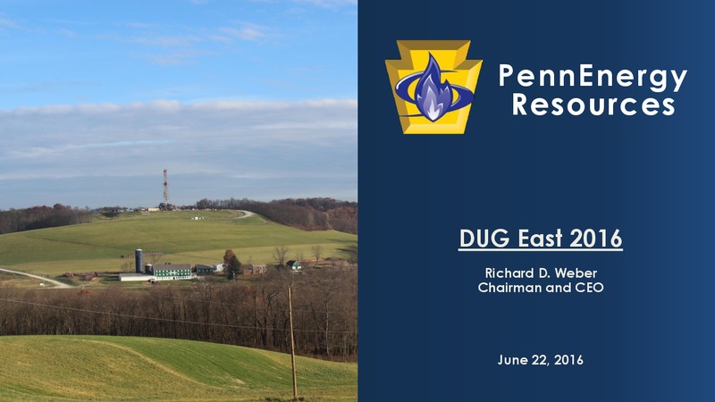 DUG East 2016 Conference Presentation – Pennenergy Resources Llc – slide 1