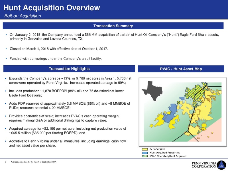 IPAA Oil and Gas Investment Symposium – Penn Virginia Corp – slide 25
