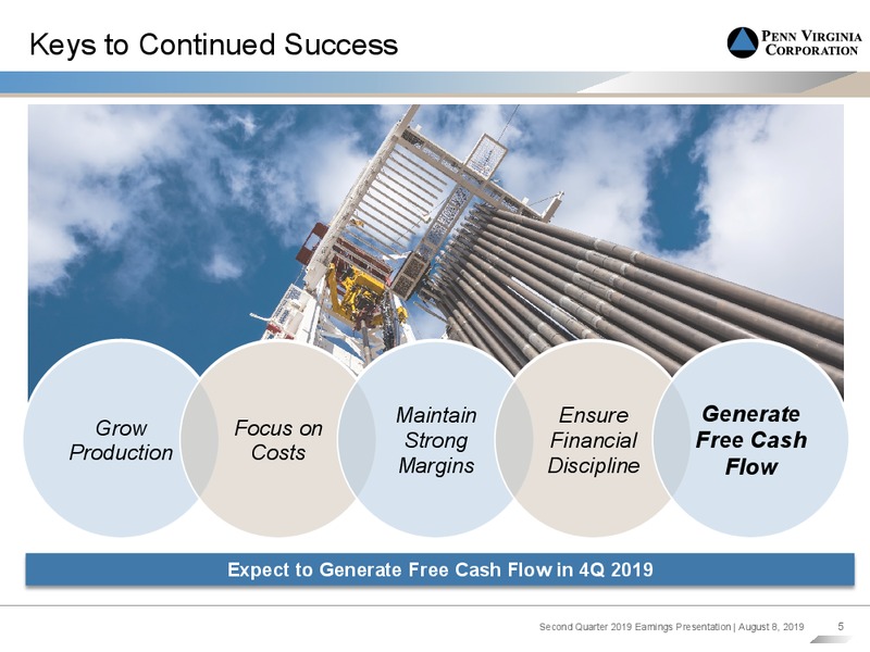 2Q 2019 Earnings Presentation – Penn Virginia Corp – slide 4