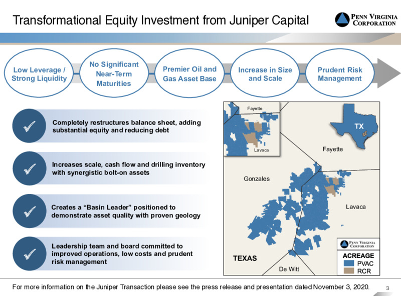 Q3 2020 Earnings Presentation – Penn Virginia Corp – slide 2