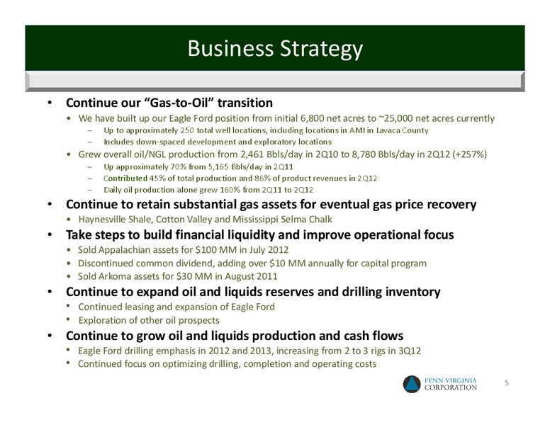 Credit Suisse 3rd Annual Small Mid Cap Conference – Penn Virginia Corp – slide 4