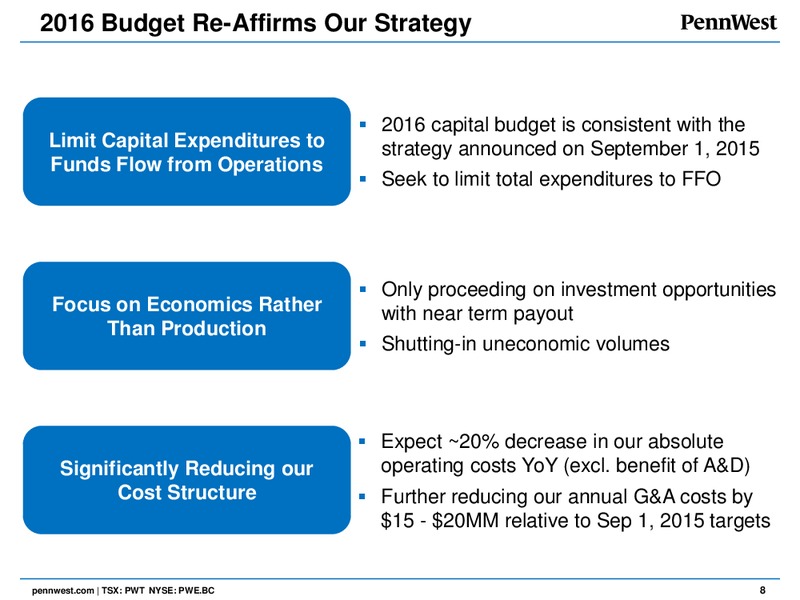 Corporate Presentation April 2016 – Penn West Petroleum Ltd. – slide 7