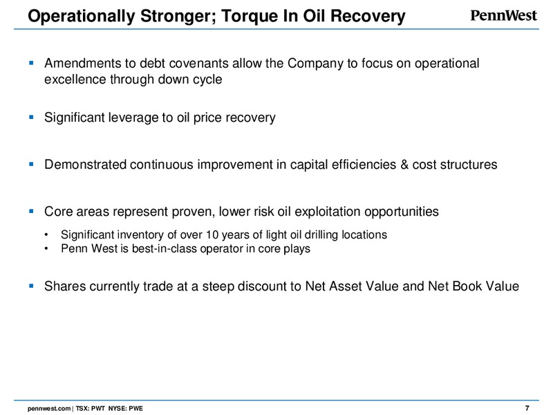 MAY 2015 ANNUAL GENERAL MEETING – Penn West Petroleum Ltd. – slide 6