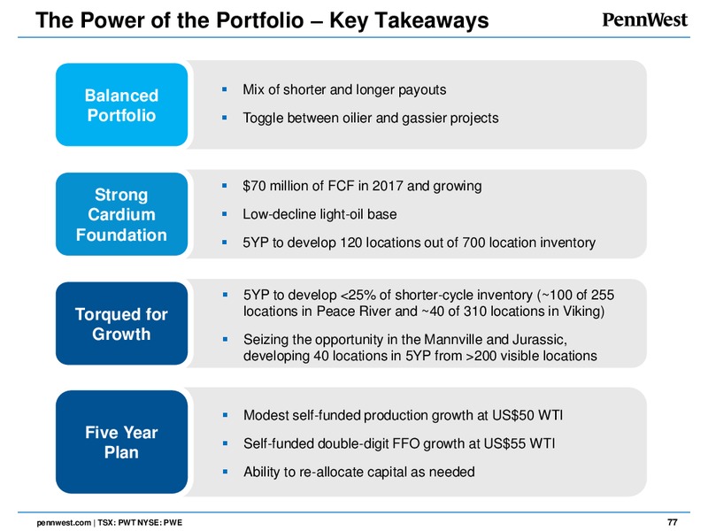 June 2017 Analyst Day – Penn West Petroleum Ltd. – slide 72