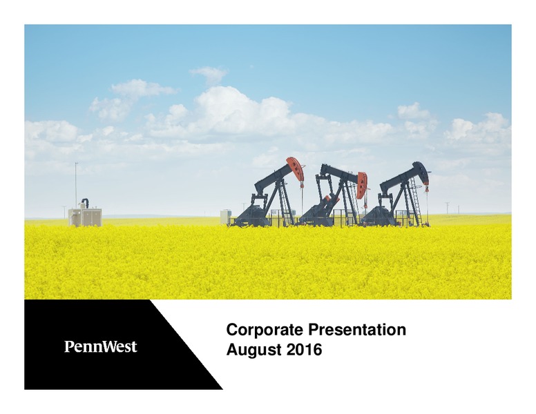 EnerCom The Oil and Gas Conference 2016 – Penn West Petroleum Ltd. – slide 1