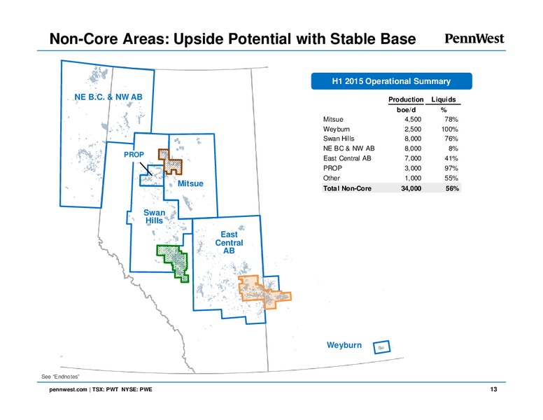 September 2015 Corporate Presentation – Penn West Petroleum Ltd. – slide 12