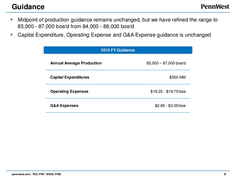 Q3 2015 Results – Penn West Petroleum Ltd. – slide 7