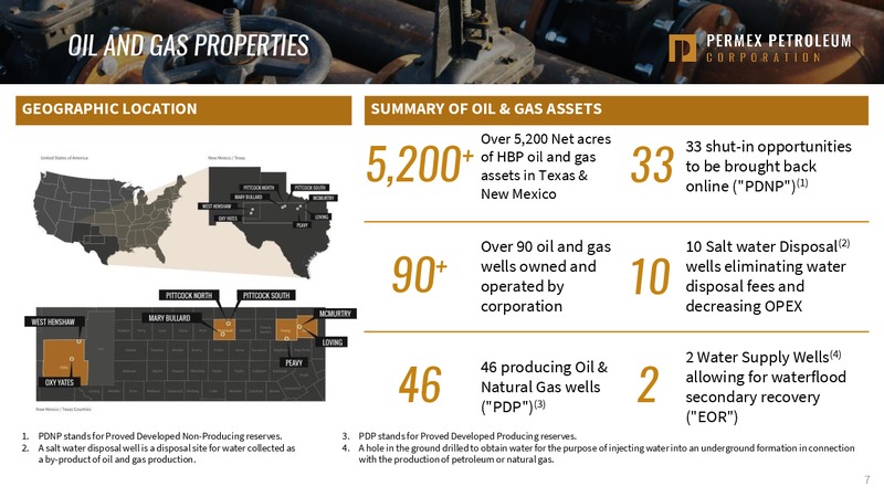 March 2018 Investor Presentation – Permex Petroleum Corp – slide 5