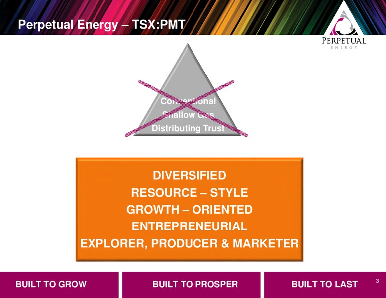 MAY 2013 ANNUAL GENERAL MEETING – Perpetual Energy Inc – slide 3