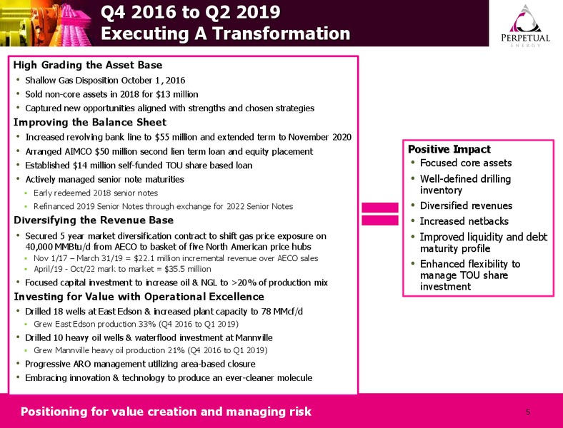 July 2019 Corporate Presentation – Perpetual Energy Inc – slide 4