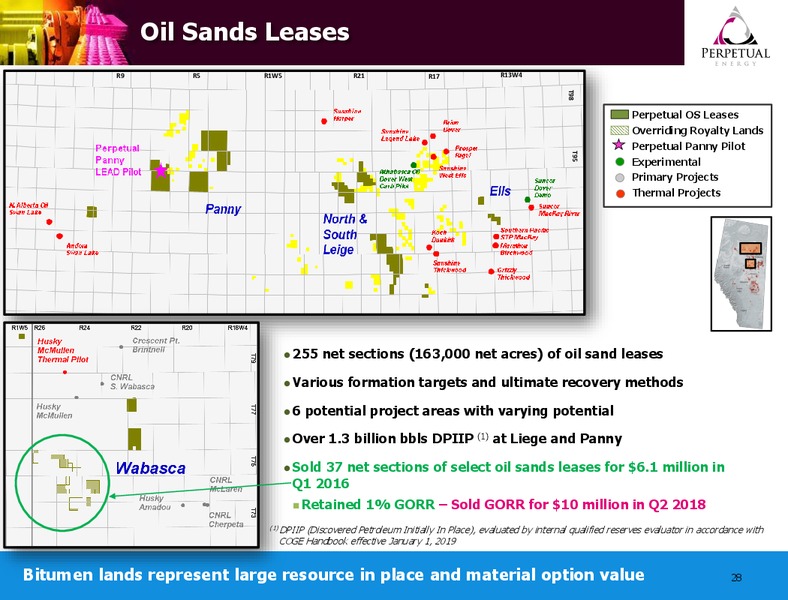 July 2019 Corporate Presentation – Perpetual Energy Inc – slide 27