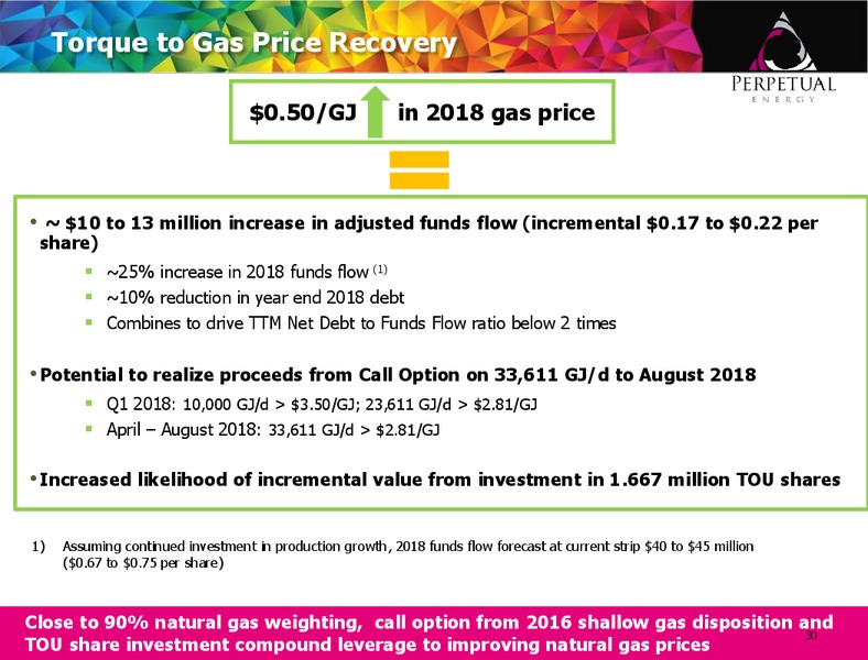 September 2017 Investor Presentation – Perpetual Energy Inc – slide 29