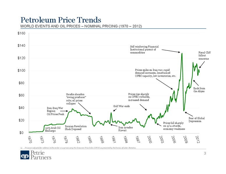 ENERCOM OIL & SERVICES CONFERENCE AND WEBCAST – Petrie Partners – slide 3