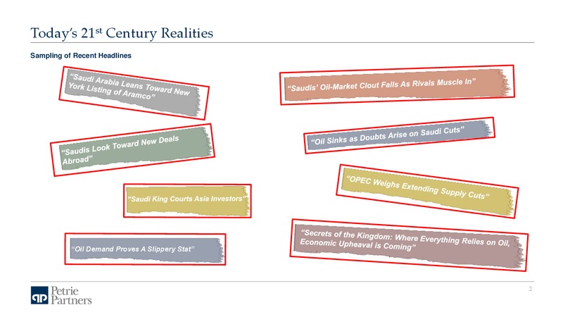 EnerCom The Oil and Gas Conference – Petrie Partners – slide 3