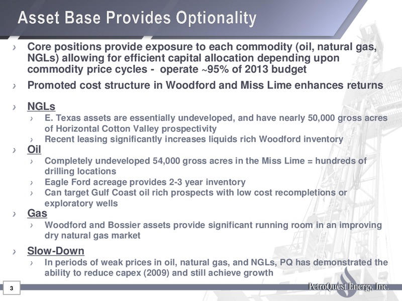 EnerComs The Oil & Services Conference – Petroquest Energy Inc. – slide 3