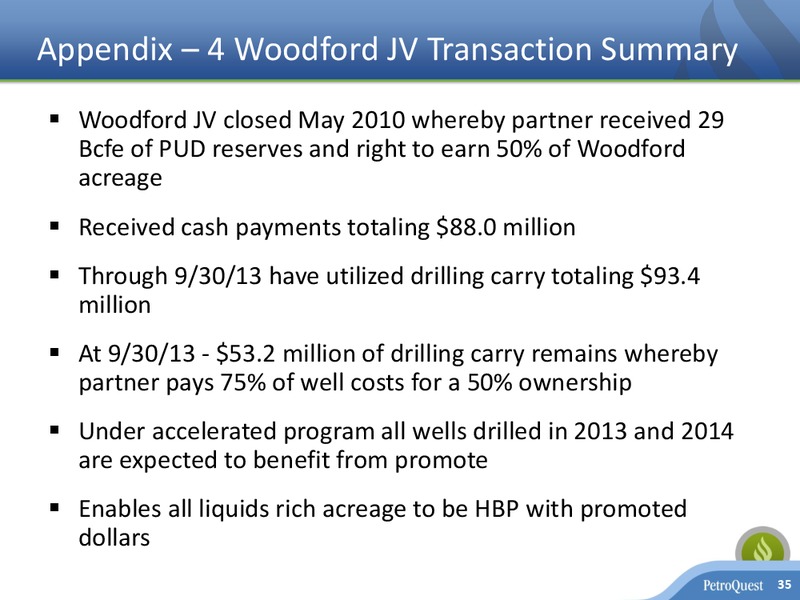 Capital One Southcoast 8th Annual Energy Conference – Petroquest Energy Inc. – slide 34