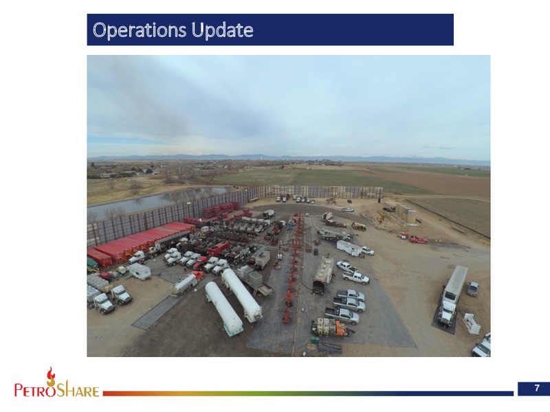 August 2018 Enercom Conference – PetroShare Corp. – slide 7