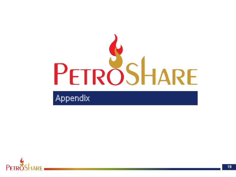 August 2018 Enercom Conference – PetroShare Corp. – slide 19