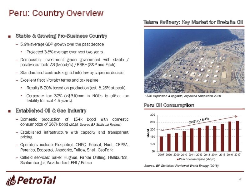 August 2019 Investor Presentation – PetroTal LLC – slide 4