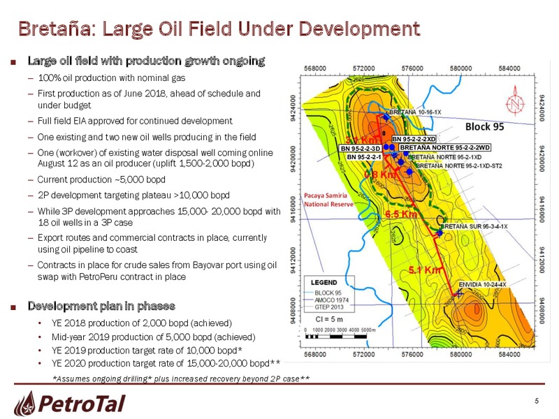 August 2019 Investor Presentation – PetroTal LLC – slide 6