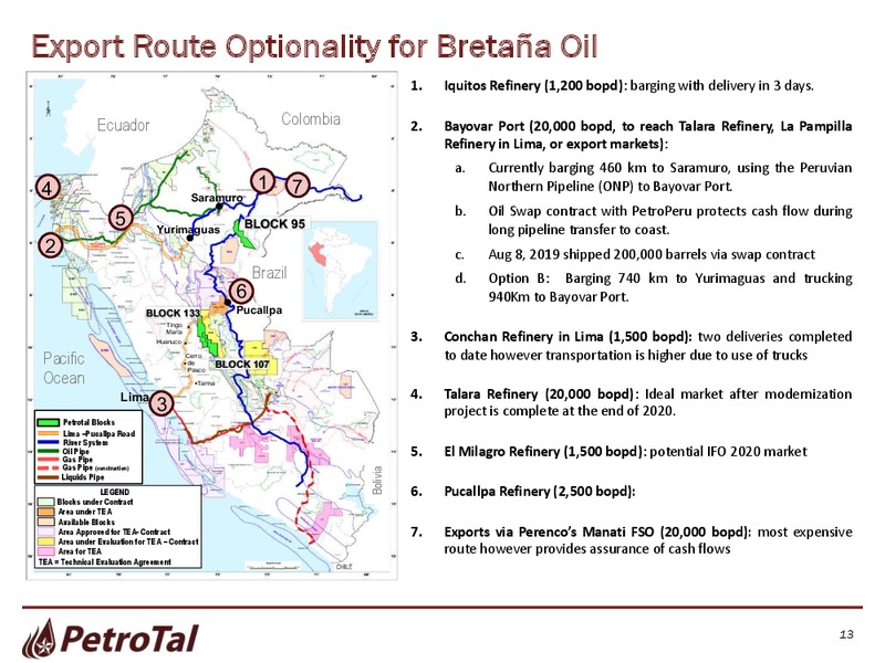 August 2019 Investor Presentation – PetroTal LLC – slide 14