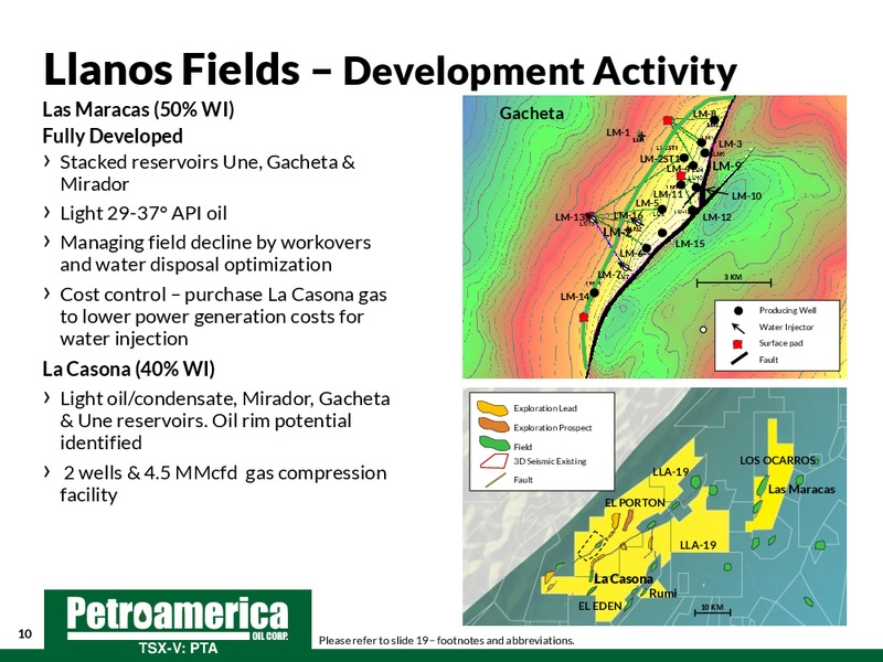 JANUARY 2015 CORPORATE PRESENTATION – Petroamerica Oil Corp – slide 10