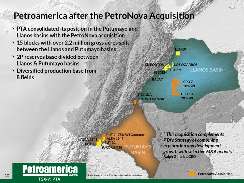 August 2015 Investor Presentation – Petroamerica Oil Corp – slide 12