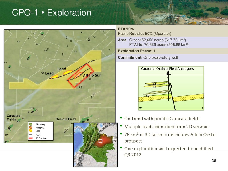 RAYMOND JAMES INVESTING IN COLOMBIA OIL AND GAS CONFERENCE – Petroamerica Oil Corp – slide 34