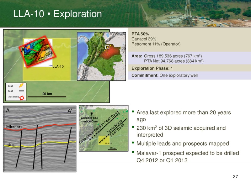 PETERS AND CO 2012 ENERGY CONFERENCE – Petroamerica Oil Corp – slide 36