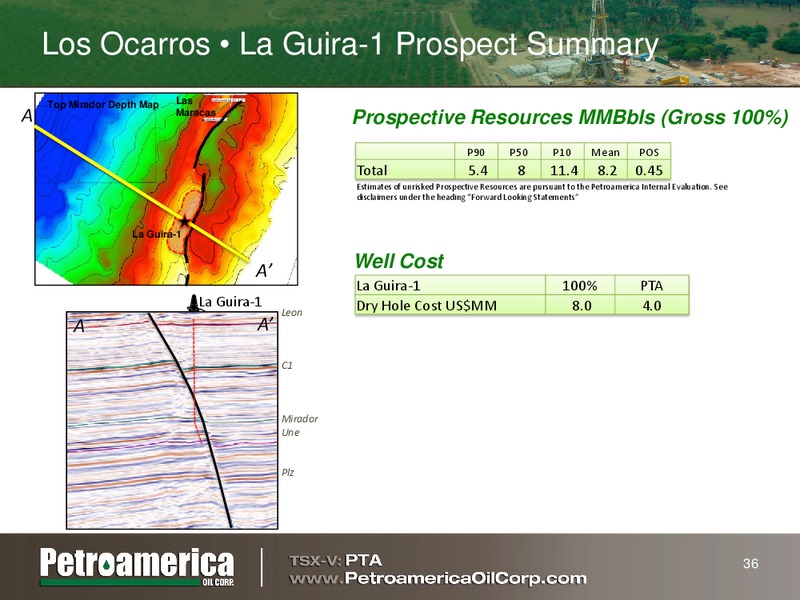 CANACCORD  GENUITY 6TH ANNUAL GLOBAL RESOURCES CONFERENCE – Petroamerica Oil Corp – slide 35