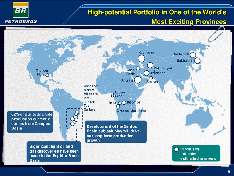 MAY 2009 CORPORATE PRESENTATION – Petrobras – slide 5