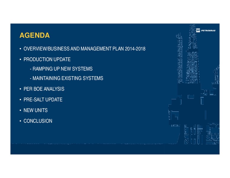 Barclays Oil and Gas Conference – Petrobras – slide 2