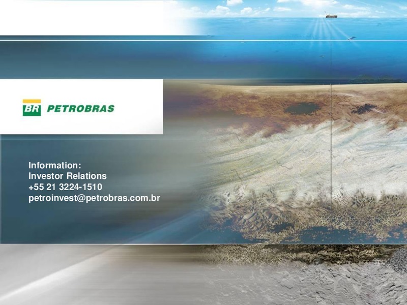 Q3 2011 EARNINGS CALL – Petrobras – slide 22