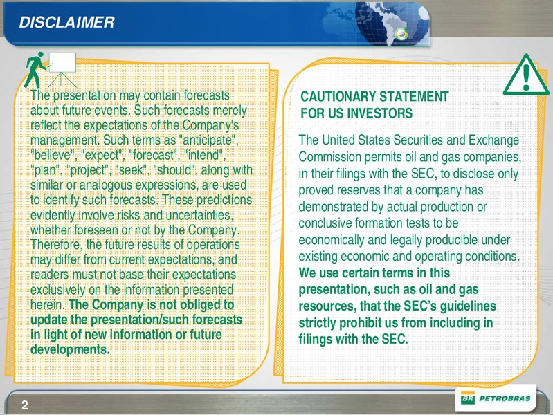 BAML ENERGY CONFERENCE – Petrobras – slide 2