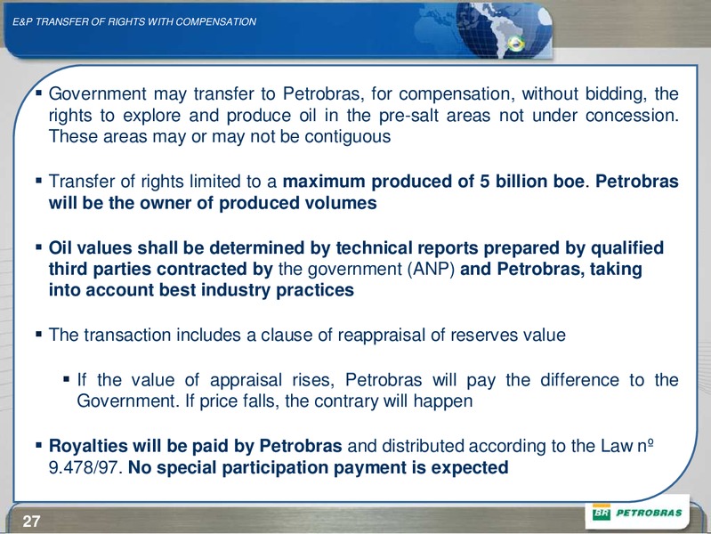 BAML ENERGY CONFERENCE – Petrobras – slide 27