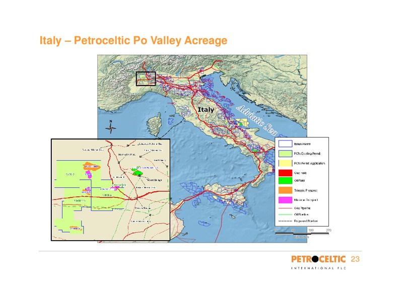 BANK OF AMERICA MERRILL LYNCH CONFERENCE – Petroceltic International Plc – slide 23
