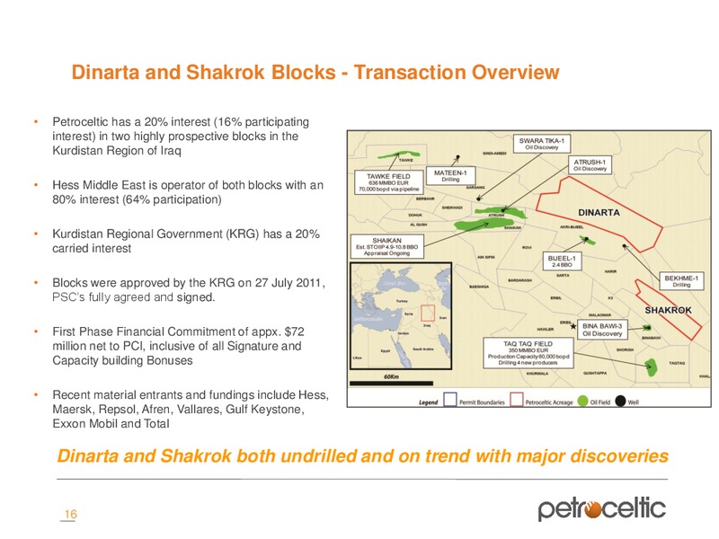 MERRILL LYNCH OIL AND GAS CONFERENCE – Petroceltic International Plc – slide 16