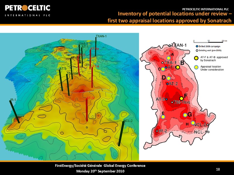 FIRST ENERGY SOCITE GENERALE GLOBAL ENERGY CONFERENCE – Petroceltic International Plc – slide 17