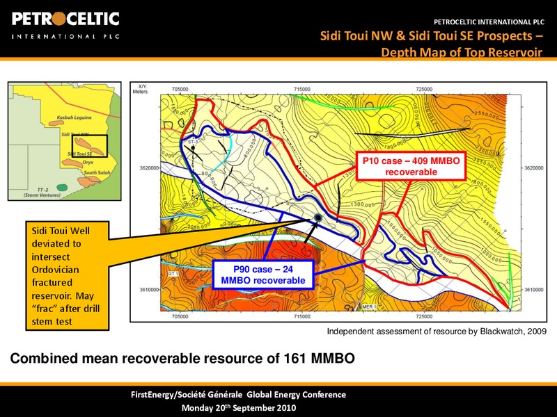 FIRST ENERGY SOCITE GENERALE GLOBAL ENERGY CONFERENCE – Petroceltic International Plc – slide 32